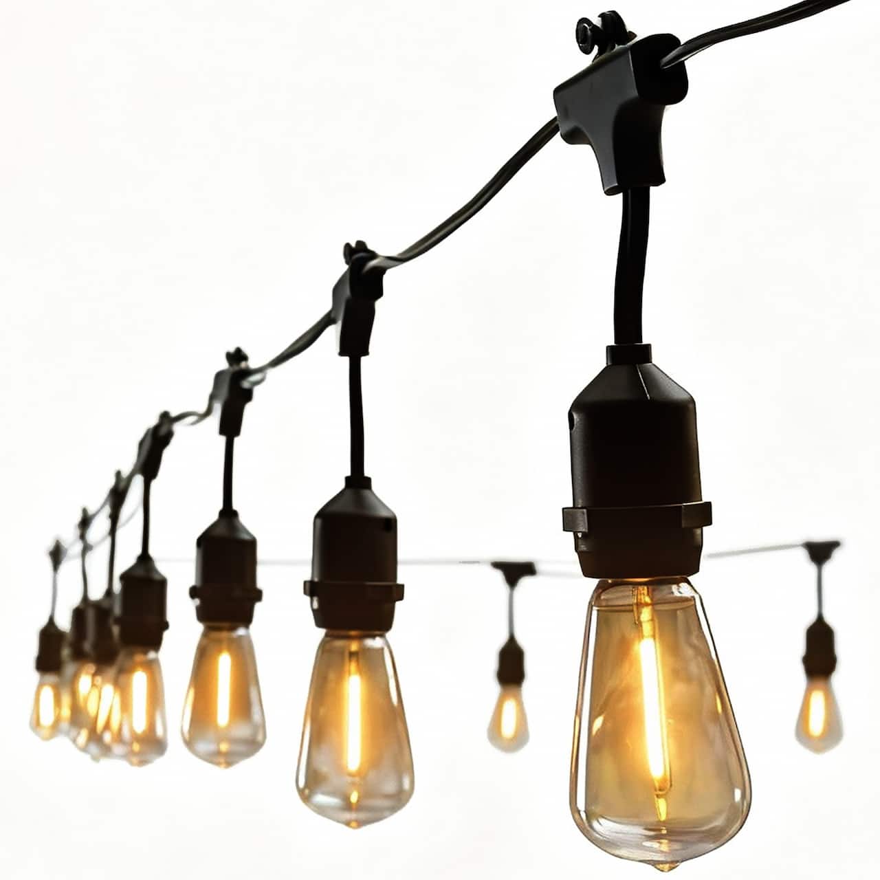 10ct. Shatterproof Edison LED Solar String Lights by Ashland®